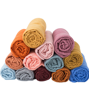 Tre bông bé Muslin Swaddle chăn mềm mại thoáng khí cho bộ đồ giường sơ sinh gói mô hình rắn dệt tre than - Product Image 3