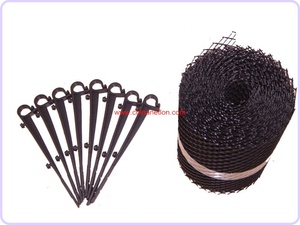 Black <strong>PP</strong> <strong>Gutter</strong> Mesh Expandable <strong>Gutter</strong> Guard for Anti Leaf - Product Image 5