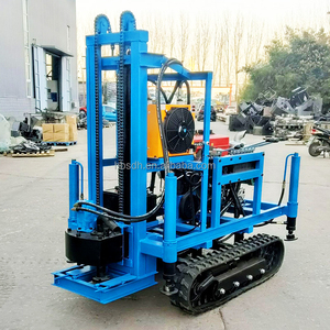 Hot Selling Mini Farm Machines 200M Crawler 22pk Diesel Hydraulische Waterput Booreiland Voor Landbouw Irrigatie - Product Image 2