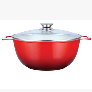 <b>Cookware</b> <b>Set</b> Marble Die Cast Non Stick Pots With Lids 10 Piece <b>Induction</b> Compatible Oven Safe Superior Quality - Product Image 5