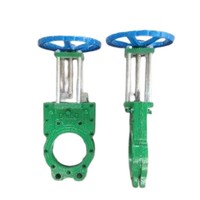 Vanne à couteau Vanne à lisier manuelle PN10 DN200 DN300 Wafer Lug Flange Acier inoxydable Acier moulé