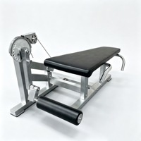 Banc d'entraînement musculaire pour les jambes en acier inoxydable 304, machine à flexions et extensions des jambes, équipement de rééducation des membres inférieurs pour la salle de sport