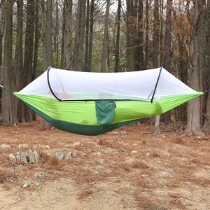 Hamaca de Camping, Hamaca Colgante para Viajes, Anti-Vuelco, Apertura Automática Rápida, con Mosquitero - Product Image 4