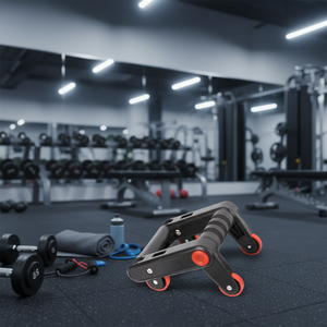 Dispositivo de Fitness Multifuncional para Uso Doméstico, Soporte para <span class=keywords><strong>Flexiones</strong></span>, Entrenador de Músculos Abdominales, <span class=keywords><strong>Rueda</strong></span> <span class=keywords><strong>Abdominal</strong></span>, Ecológico y Ligero - Product Image 2
