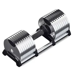 Wholesale Fitness Gym Equipment Adjustable Dumbbell Free Weights For Bodybuilding