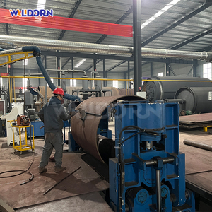 Fully Continuous Automatic Feeding Discharging Scrap <b>Tire</b> Pyrolysis Plant Engine Motor Gearbox High Efficiency Fuel Oil Batch - Product Image 5