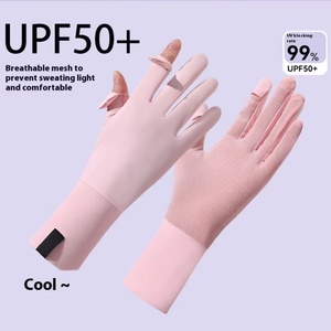 Gants de conduite mi-longs pour femmes, protection UV, en soie glacée, antidérapants, compatibles écran tactile, pour le sport et l'usage quotidien - Product Image 6