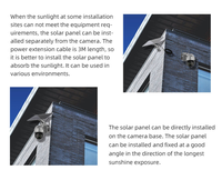 Mini caméra de sécurité solaire extérieure 9600mAh 1080P, détection intelligente PIR humaine, suivi du mouvement humain, sans fil, haute définition