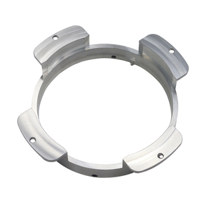 Anneau de retenue métallique fraisé de forme spéciale avec languettes de montage, composant circulaire - Product Image 2