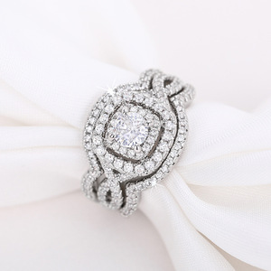 Набор украшений из латуни с фианитами - Product Image 5