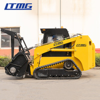 Minipala Cingolata Escavatore 700KG 850KG 950KG 55KW 75CV con Trinciatrice Forestale