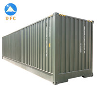 Conteneur maritime 40HC High Cube Open Top en promotion – Stockage de marchandises sèches de 40 pieds avec 4 portes latérales disponibles