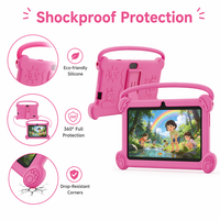 Tableta Infantil de 7 Pulgadas, Android 12, Quad Core, 2GB, 32GB, Dispositivo Educativo con WiFi, Tableta de Aprendizaje para Niños, Juegos de Rompecabezas, KidsTab