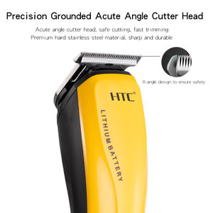 Tondeuse à cheveux et à barbe rechargeable USB HTC AT-528A, sans espace, en acier inoxydable, batterie au lithium - Product Image 2