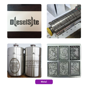 Zixu kim loại nhôm cố định tài sản thẻ và nhãn Máy in di động với mã vạch 50W 30W 20W sợi Laser đánh dấu máy - Product Image 4