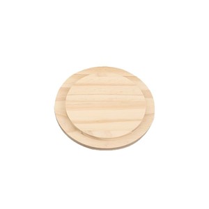 Solid wood casserole <b>mat</b>, tabletop heat-resistant and heat-insulating <b>mat</b>, household tabletop heat-insulating coaster, round - Product Image 1