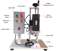 Machine à visser les bouteilles rondes, capsuleuse avec vis