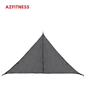 <span class=keywords><strong>Hamac</strong></span> de Camping <span class=keywords><strong>triangulaire</strong></span> d'extérieur, lit-balançoire multi-personnes, confortable, ultraléger, filet noir, avec pliable - Product Image 4