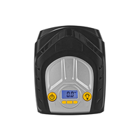 Gonfleur de pneus ABS 12V 100psi - Jauge numérique, 3 lumières LED, moniteur de pression des pneus, lumière d'urgence, garantie de 2 ans, gonflage rapide