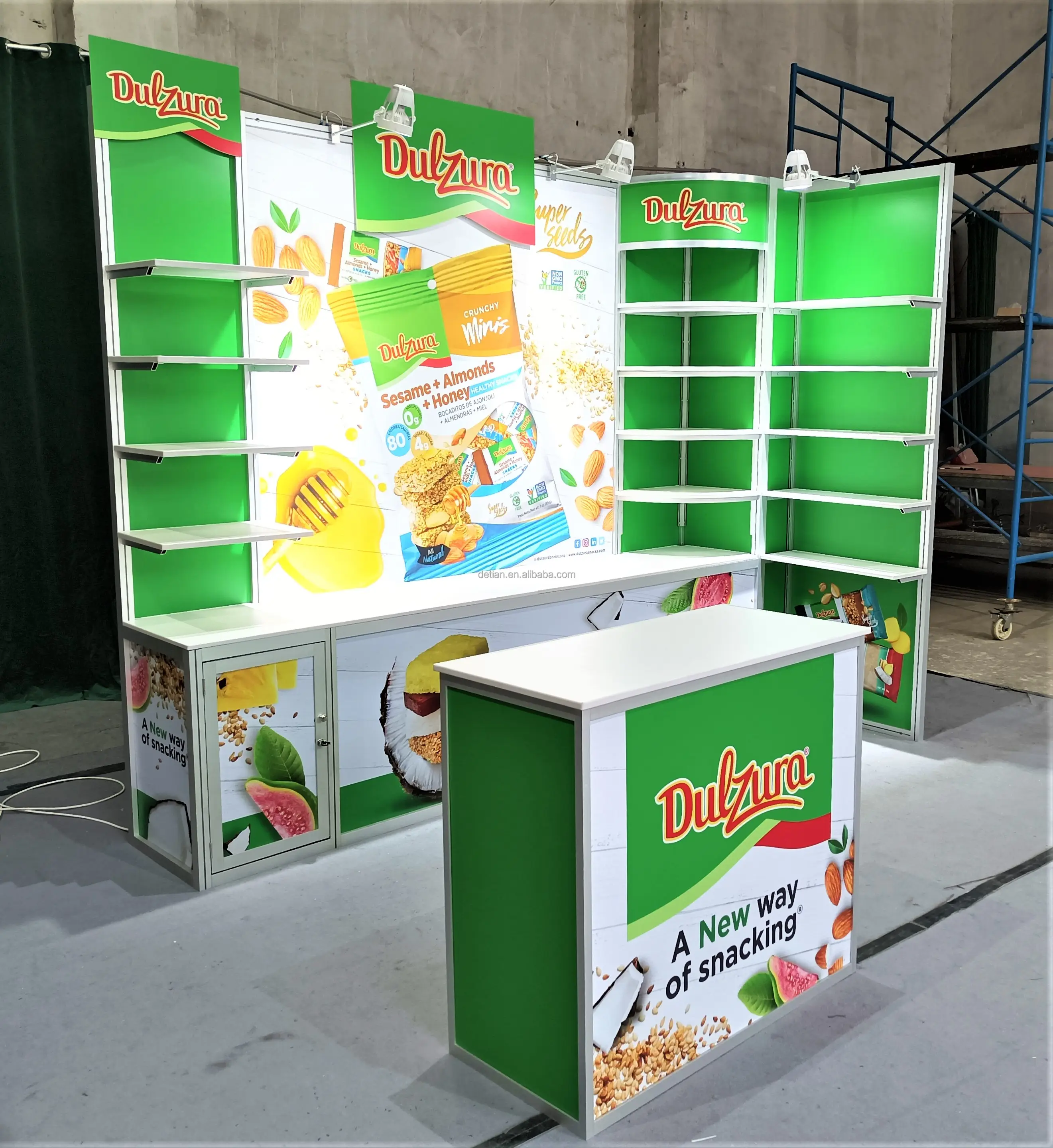 Detian Display Menawarkan 10X10 Booth Pameran Sewa untuk Trade Show Booth