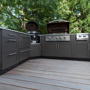 Style chinois 304 acier inoxydable bricolage cuisine extérieure Anti déformation Anti déformation pour Patio extérieur cuisson cuisine BBQ - Product Image 2
