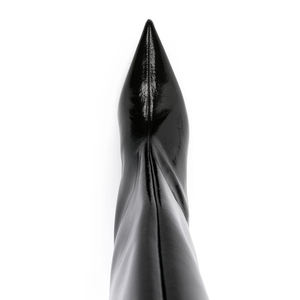 निर्माता कस्टम नई महिलाओं के अनुकूलित चमकदार पेटेंट चमड़े के नरम चमड़े के कम वेज महिलाओं की घुटने की लंबाई ढीली - Product Image 3