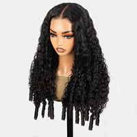 Bandeau en dentelle de cheveux naturels de haute qualité 5X5 Perruque 200% de densité Cheveux noirs naturels Perruque pour femmes