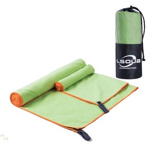 Toalla de playa y Deporte de microfibra de alta calidad de secado rápido y venta caliente con etiqueta colgante tejida - Product Image 1