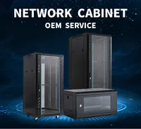 Pasokan Pabrik Kabinet Ketebalan Dinding Multi Lapis Custom 4-18U Semua Tipe Dengan Aksesoris Dapat Disesuaikan