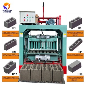 Xi măng Khối Máy làm 4-35b rỗng thông minh tiêu chuẩn vỉa hè gạch làm máy móc gạch khuôn nhà sản xuất bê tông - Product Image 1