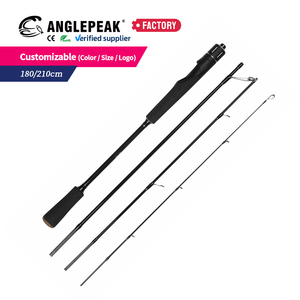 <span class=keywords><strong>Canne</strong></span> à pêche de voyage en fibre de carbone 5 sections 1,8m 2,1m ML Action pour eau douce, <span class=keywords><strong>canne</strong></span> à leurre, <span class=keywords><strong>canne</strong></span> spinning et casting pour la pêche au bar - Product Image 1