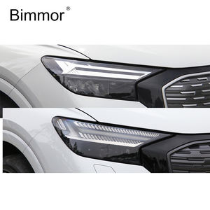 Bimmor 3 faro para <span class=keywords><strong>Audi</strong></span> <span class=keywords><strong>Q4</strong></span> e-tron faros cubierta de lente de cristal plástico transparente 2022-Reemplazo de la cubierta del faro delantero - Product Image 2