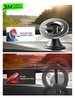LISEN 2026 Nuevo Soporte Magnético para Teléfono de Coche, Fácil de Usar con un Toque, 360° °   Soporte Giratorio para Tablero de Instrumentos para iPhone y Android