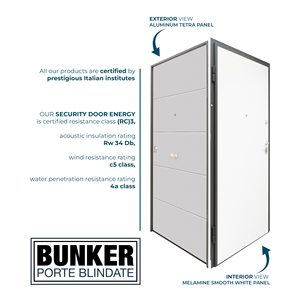 Puerta de seguridad antirrobo de máxima seguridad ENERGY con uso de panel de aluminio PENTA para Villa - Product Image 3