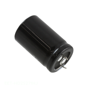 Condensateur original à traversée de trou 270 µF, en aluminium, 270 µF, 20 %, 420 V, SNAP TH EET-HD2S271HJ - Product Image 1