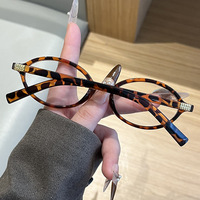Gafas Ópticas Unisex Ovaladas para Uso Diario, Fabricadas con Montura TR90 Ligera y Suave y Lentes de Resina Transparente Cristalina