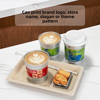 Gobelet élégant et léger en aluminium brossé jetable pour café, boissons froides ou chaudes, idéal pour les cafés