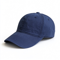 Casquette de baseball unisexe réglable avec broderie de logo personnalisé, couleur unie noire, pour cadeau promotionnel