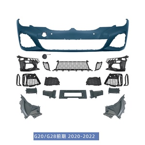 Kit Completo di Aggiornamento Paraurti Anteriore e Posteriore Stile MT per <span class=keywords><strong>BMW</strong></span> <span class=keywords><strong>Serie</strong></span> <span class=keywords><strong>3</strong></span> G20 G28 2020 2021 <span class=keywords><strong>2022</strong></span> 2023 - Product Image 2