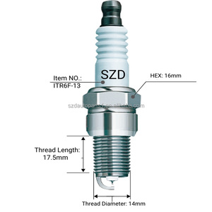 Bougies d'allumage Iridium de qualité supérieure TR6AP13 5M5G12405AA pièces d'allumage de moteur de voiture pour Ford Jaguar S-Type XF XJL X-Type 3.0L C2S46895 - Product Image 6