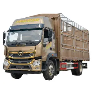 New Arrival Heavy Cargo Truck Fence Foton China 4x2 260hp Euro VI Diesel Cummins Engine for Sale