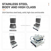 Machine à mouler les biscuits ronds 3200W, motif personnalisé, 12 moules à tartelettes antiadhésives avec minuterie numérique et contrôle de la température