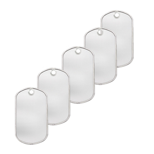 ओवल डॉग टैग का उपयोग पालतू जानवरों के हैंग टैग की जानकारी रिकॉर्ड करने के लिए किया जाता है - Product Image 5