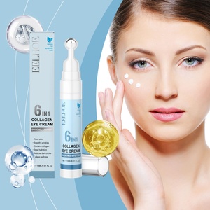 Crema de Ojos con Colágeno, Fórmula Personalizada 6 en 1, Tratamiento Antiarrugas con Bakuchiol, Rodillo para el Contorno de Ojos, Reduce las Ojeras y Reafirma - Product Image 3