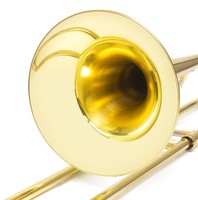 High Grade Trombone Gold Brass Bell Musical Instrument in China