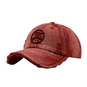 หมวกแก๊ปทรงวินเทจผ้าฝ้ายฟอกแบบ OEM สั่งทำพิเศษ 6 แผง ทรง Dad Hat ดีไซน์ไม่แข็งตัว ปรับขนาดได้ด้วยหัวเข็มขัดโลหะ สั่งทำได้ - Product Image 4