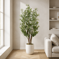 Arbre d'olivier artificiel OEM ODM, plante d'olivier artificielle pour salon, hall d'hôtel, style méditerranéen, décoration intérieure, vente en gros