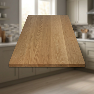 Solid Wood <b>Top</b> White <b>Oak</b> Coffee Dining <b>Table</b> - Product Image 3