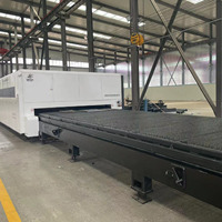 Machine de découpe laser à fibre CNC grand format 8025 30000W avec table d'échange et stabilisateur de tension