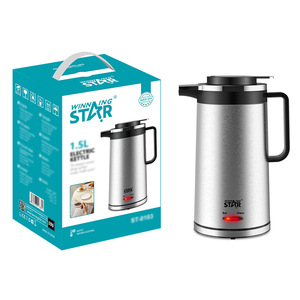 Winning Star Electric <b>Kettle</b> 1.5L Stainless Steel Auto Shut off <b>Keep</b> <b>Warm</b> 1.2m Power Cord - Product Image 1